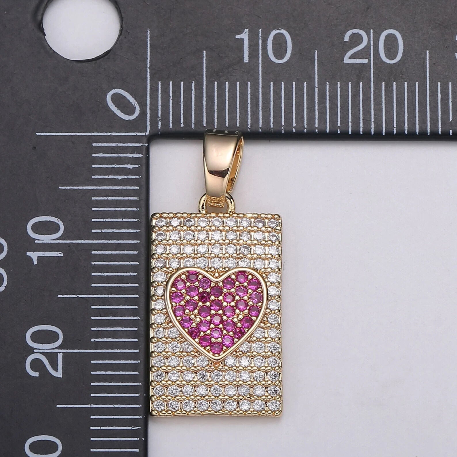 NEW 2.0Ct Round Lab Created Pink Ruby Diamond Cluster Pendant 14K Yellow Gold Plated