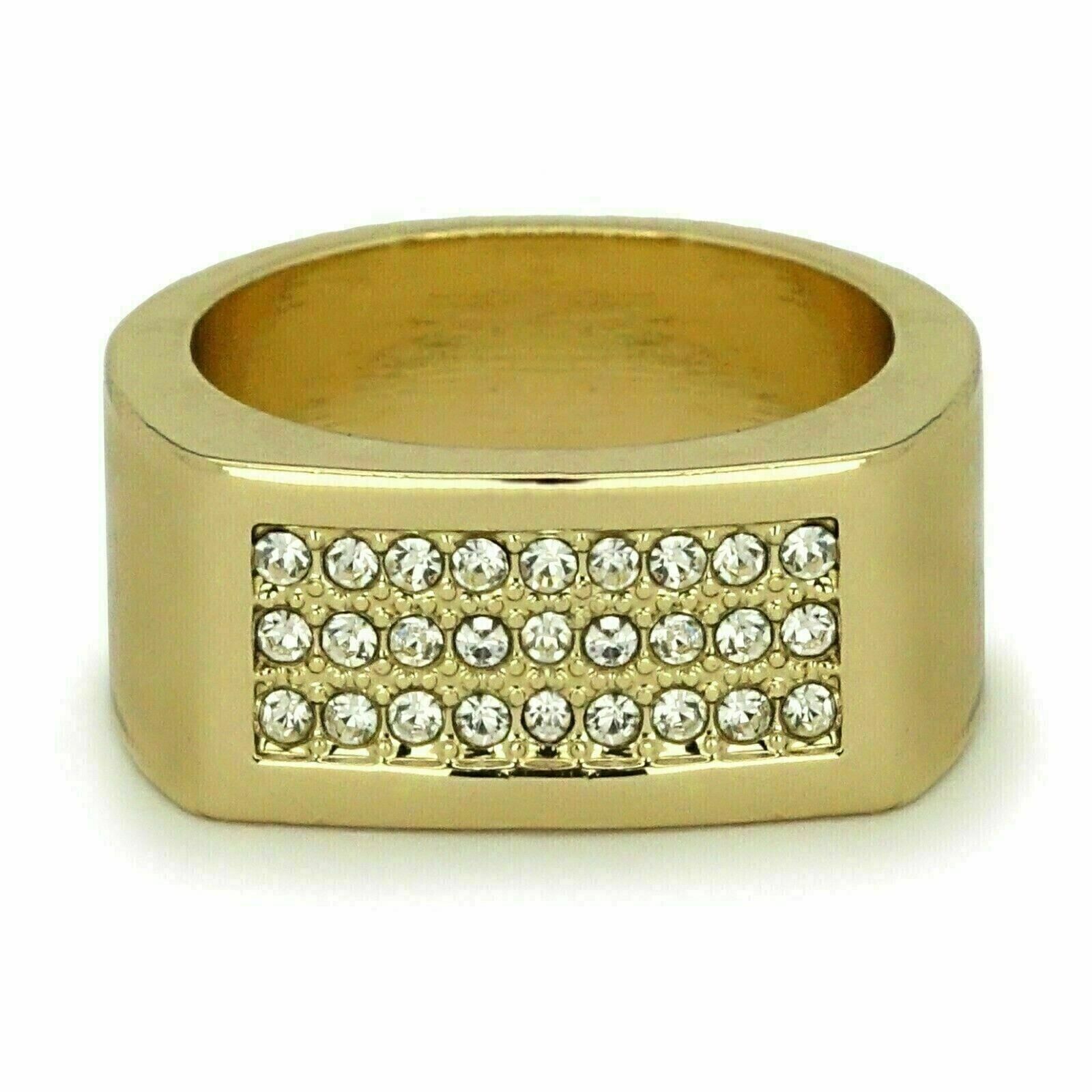 2.50 Ct Round Cut Diamond Men's Engagement Ring 14k Yellow Gold Finish